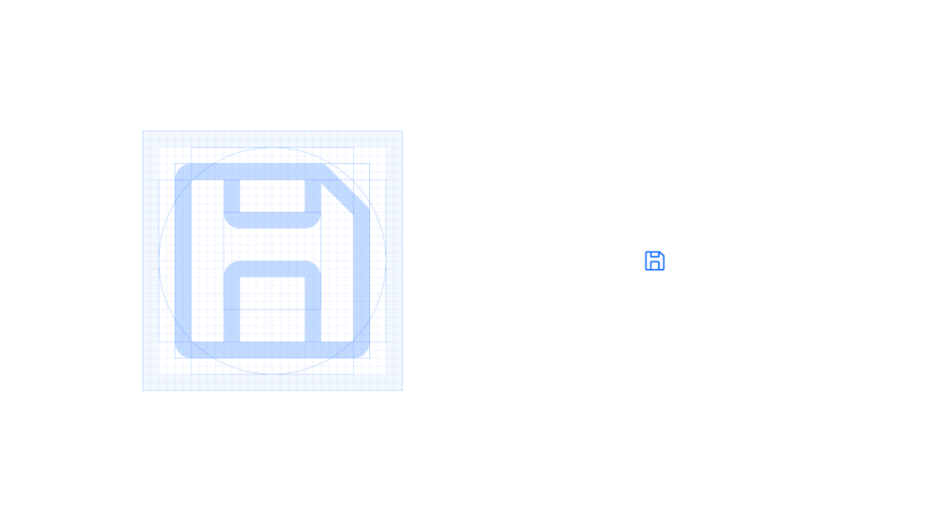 IBM iconography grid